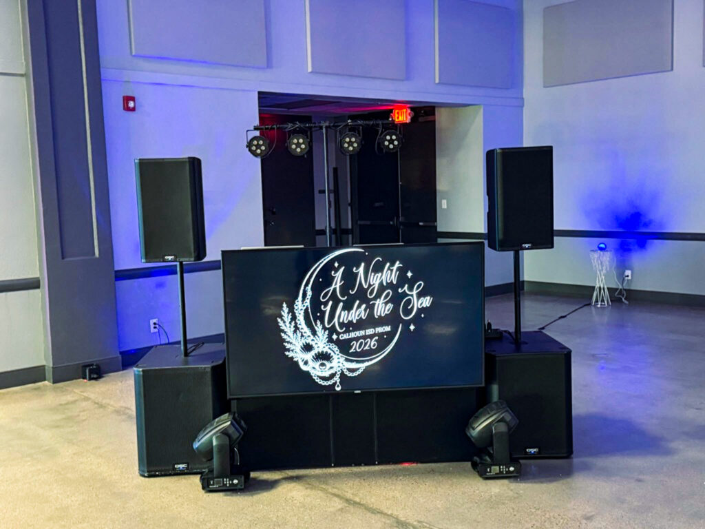 HALO Entertainment Services Live DJ setup with DJ Blaze