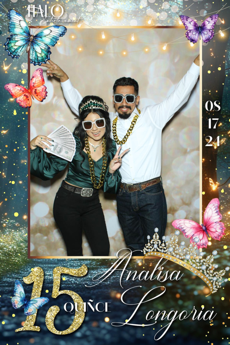 HALO Entertainment Services Custom Photo Booth Template