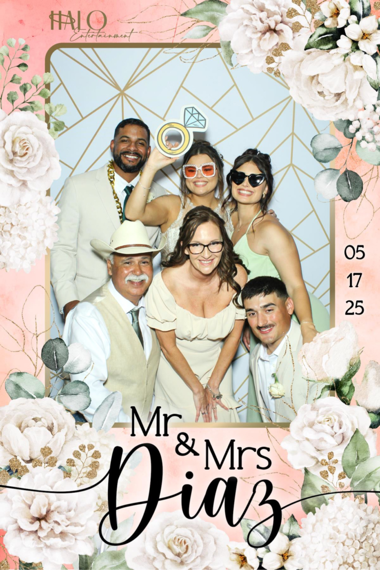 HALO Entertainment Services Custom Photo Booth Template