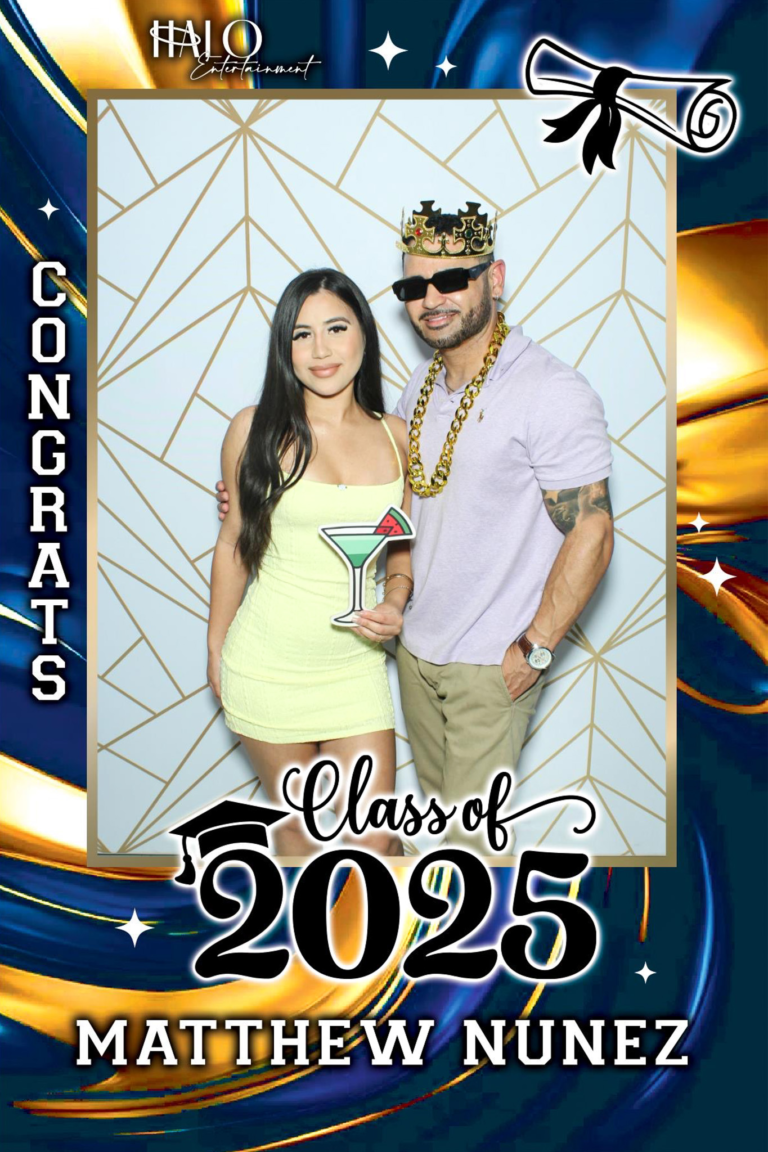 HALO Entertainment Services Custom Photo Booth Template