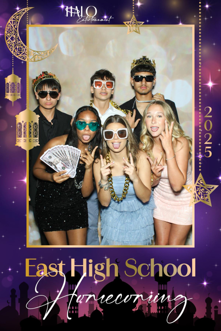 HALO Entertainment Services Custom Photo Booth Template