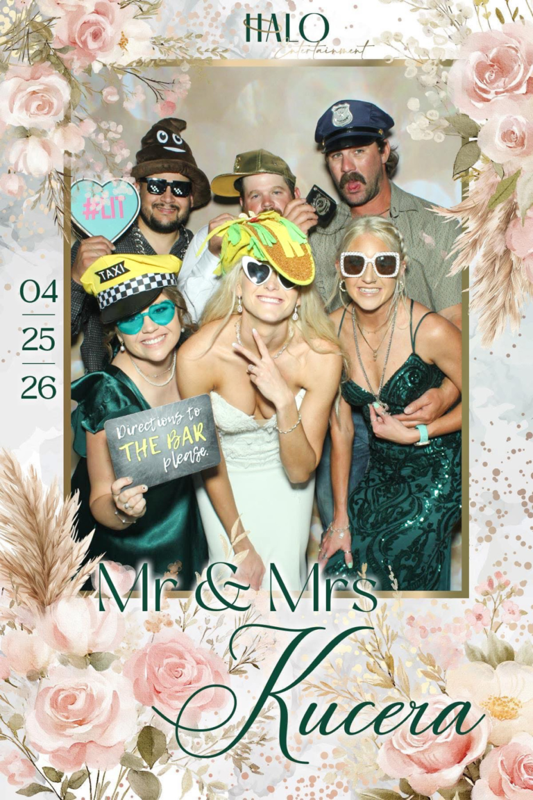 HALO Entertainment Services Custom Photo Booth Template