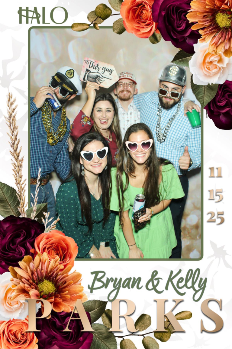 HALO Entertainment Services Custom Photo Booth Template