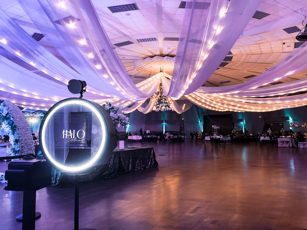HALO Entertainment Services Photo Booth & Custom Color Uplighting